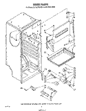 LINER, LIT/OPTIONAL Diagram and Parts List for EL13SCRSW00  Whirlpool Refrigerator