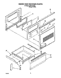 Part Location Diagram of 3149255 Whirlpool TRACK-DRWR