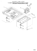 BASE PLATE Diagram and Parts List for GT1195SHB0  Whirlpool Microwave