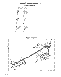 WIRING HARNESS Diagram and Parts List for LA5600XTG0  Whirlpool Washer