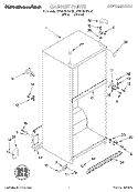 CABINET Diagram and Parts List for KTRD18KEAL01  KitchenAid Refrigerator