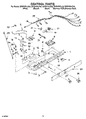 CONTROL, OPTIONAL Diagram and Parts List for GS2SHGXLQ00  Whirlpool Refrigerator
