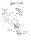 FREEZER LINER Diagram and Parts List for GS5SHGXKQ00  Whirlpool Refrigerator