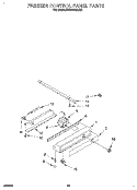FREEZER CONTROL PANEL Diagram and Parts List for KSSS42MBX01  KitchenAid Refrigerator