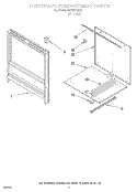 MICROWAVE COMPARTMENT Diagram and Parts List for RM765PXAB0  Whirlpool Wall Oven
