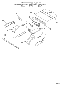 TOP VENTING, OPTIONAL Diagram and Parts List for KEBS207DBL11  KitchenAid Wall Oven