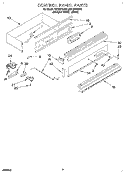 CONTROL PANEL Diagram and Parts List for SB160PEDQ1  Whirlpool Wall Oven
