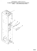 FREEZER LINER Diagram and Parts List for KSSC42FJW00  KitchenAid Refrigerator