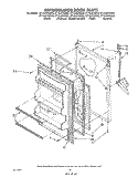REFRIGERATOR DOOR , LIT/OPTIONAL Diagram and Parts List for ET18JKYSF09  Whirlpool Refrigerator