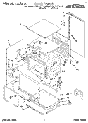 Part Location Diagram of 3185860 Whirlpool FRAME-FRNT
