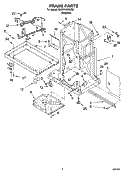 Part Location Diagram of 9871957 Whirlpool CASTER
