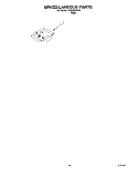 MISCELLANEOUS, LIT/OPTIONAL Diagram and Parts List for RUD5750DB1  Roper Dishwasher