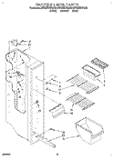 FREEZER LINER Diagram and Parts List for 8ED20ZKXDN00  Whirlpool Refrigerator