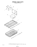 FREEZER SHELF Diagram and Parts List for ET20RMXTF01  Whirlpool Refrigerator