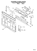 Part Location Diagram of 9758378 Whirlpool Membrane Switch (Black)
