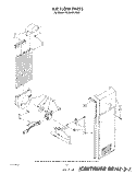 AIRFLOW Diagram and Parts List for RS22AMXVW00  Roper Refrigerator