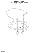 HEATER PARTS Diagram and Parts List for KUDS03CTBL0  KitchenAid Dishwasher