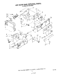 AIR FLOW AND CONTROL , LITERATURE Diagram and Parts List for KSRF22DSWHY1  KitchenAid Refrigerator
