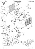 UNIT, LITERATURE Diagram and Parts List for ACQ219XL0  Whirlpool Air Conditioner