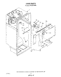 LINER Diagram and Parts List for ET18DKXTF03  Whirlpool Refrigerator