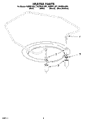 HEATER PARTS Diagram and Parts List for KUDP01ILBL1  KitchenAid Dishwasher