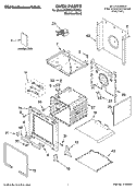 OVEN PARTS Diagram and Parts List for KDRP467KSS02  KitchenAid Range