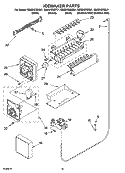 ICEMAKER PARTS, OPTIONAL PARTS Diagram and Parts List for GS6SHEXML01  Whirlpool Refrigerator
