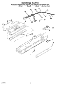 CONTROL PARTS, PARTS NOT ILLUSTRATED Diagram and Parts List for KSRA22ILBT00  KitchenAid Refrigerator