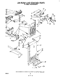 Part Location Diagram of 946627 Whirlpool Service & Wiring Sheet