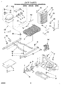 UNIT Diagram and Parts List for 8ED20ZKXDN01  Whirlpool Refrigerator