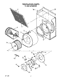 VENTILATION Diagram and Parts List for KGCM860TBC0  KitchenAid Cooktop