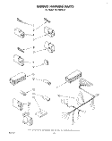 WIRING HARNESS Diagram and Parts List for DU7500XL0  Whirlpool Dishwasher