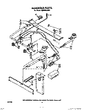 MANIFOLD Diagram and Parts List for SE950PEPW0  Whirlpool Range