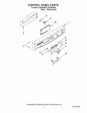 Part Location Diagram of WPW10254995 Whirlpool Control Panel