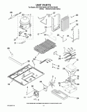 UNIT PARTS Diagram and Parts List for 6EC3FHKXWA00  Whirlpool Refrigerator