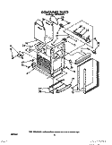 CONTAINER Diagram and Parts List for TU8750XXP0  Whirlpool Trash Compactor