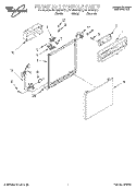 Part Location Diagram of 8275394 Whirlpool Wire Harness