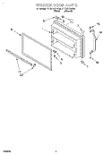 Part Location Diagram of 2204792 Whirlpool FeaturePak (Includes 20, 21, 23, 30, 35, 37, 38, 39) Also See Frz.Dr. & Shelf Pgs.
