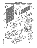 UNIT Diagram and Parts List for ET14JMXAN01  Whirlpool Refrigerator