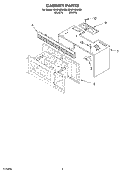 Part Location Diagram of 8184035 Whirlpool WRAPER-CAB