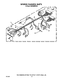 WIRING HARNESS Diagram and Parts List for KAWE860WWH2  KitchenAid Washer