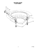 HEATER Diagram and Parts List for KUDA23SY0  KitchenAid Dishwasher