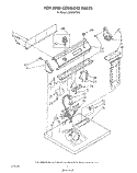 SECTION Diagram and Parts List for LE9520XTW0  Whirlpool Dryer