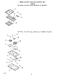 ELECTRIC GRILL , ELECTRIC COIL Diagram and Parts List for N3357W0  Roper Range