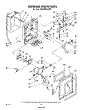 DISPENSER FRONT Diagram and Parts List for ED22MMXLWR0  Whirlpool Refrigerator