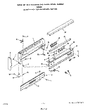 BACKGUARD , LIT/OPTIONAL Diagram and Parts List for F8958W0  Roper Range