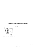 COMPLETE SEALED GAS BURNER Diagram and Parts List for KGCT305TAL1  KitchenAid Cooktop