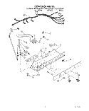 CONTROL Diagram and Parts List for ED25DQXAW01  Whirlpool Refrigerator