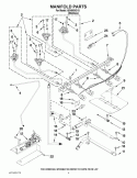 MANIFOLD PARTS Diagram and Parts List for ISG650VS13  Whirlpool Range