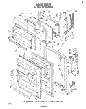 Part Location Diagram of 943169 Whirlpool WHITE, 106.8730810